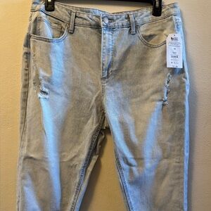 NWT! Time and Tru Light Wash Straight Leg Jeans, 16 Regular